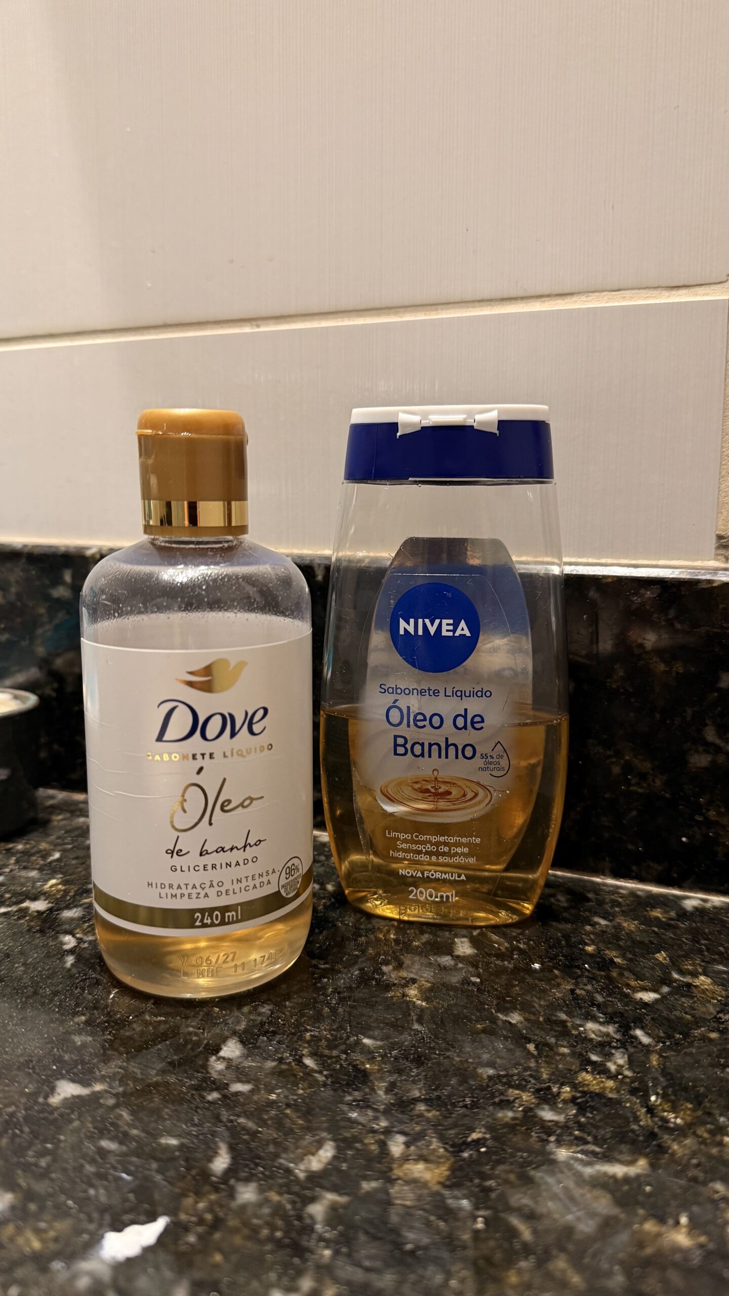 Batalha de óleos de banho: Dove X Nivea – Quem leva a melhor?